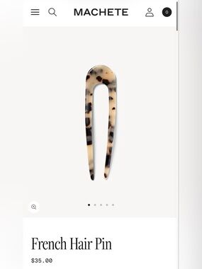 MACHETE - French Hair Pin Blonde Tortoise 💛🤎